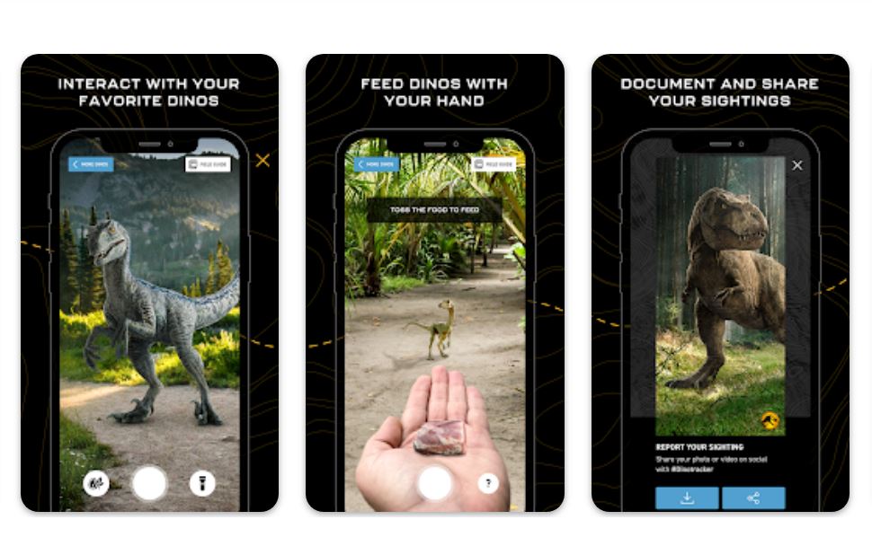 Jurassic World Dinotracker AR lets you find dinosaurs in the real